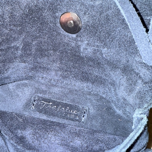 Fringe Navy Blue Crossbody Zara Suede - Picture 3 of 3